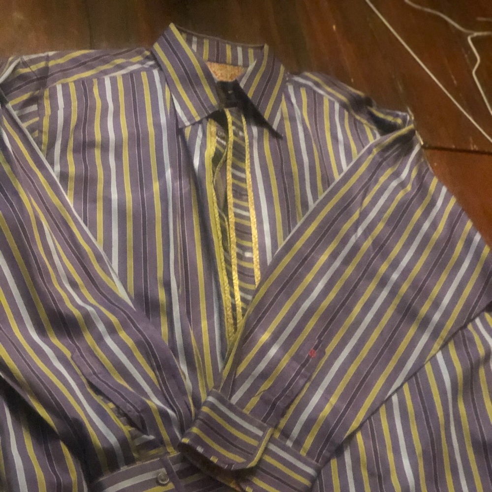 Men’s 2XL Robert Graham striped shirt